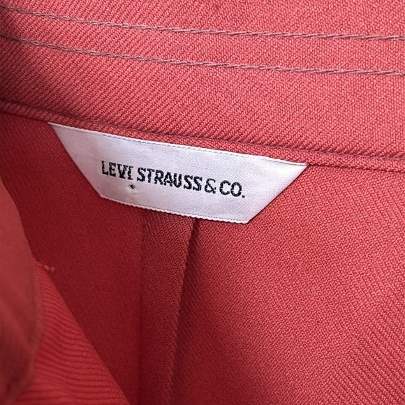 Brand New Levi’s Bend Over Straight Leg Pants Vintage Salmon Woven Texturized - Picture 13 of 14